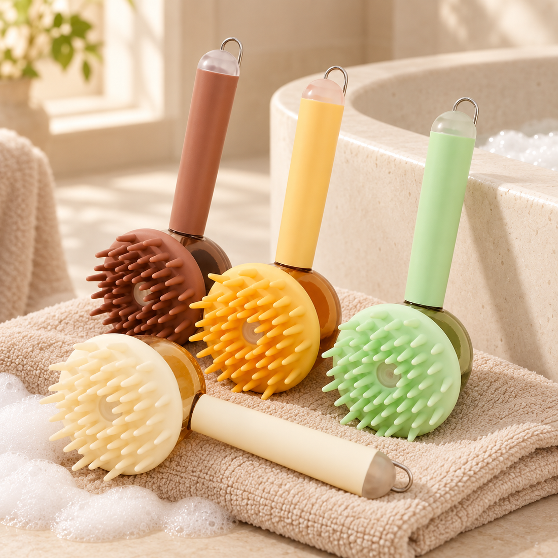 V&N Lather Brush — Pet Bath Brush